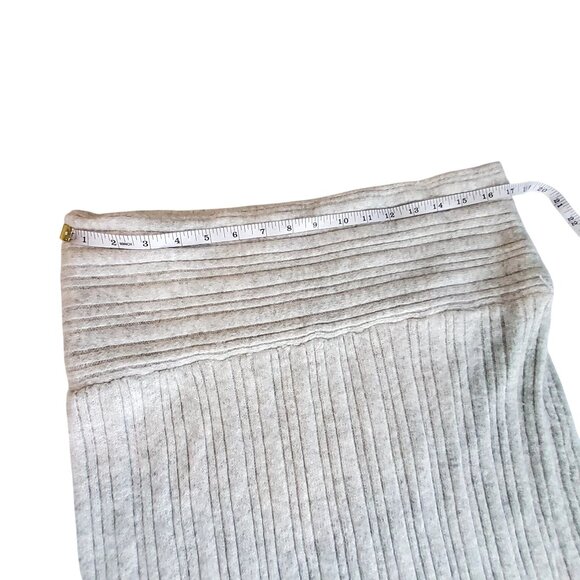 Wild Fable Ribbed Knit Maxi Skirt Size  XXL Gray Soft and cozy fabric blend - Picture 3 of 8